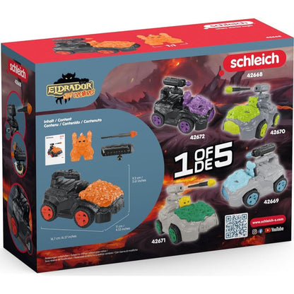 Schleich 42668 Lávový CrashMobile s mini figurkou Mini Creature
