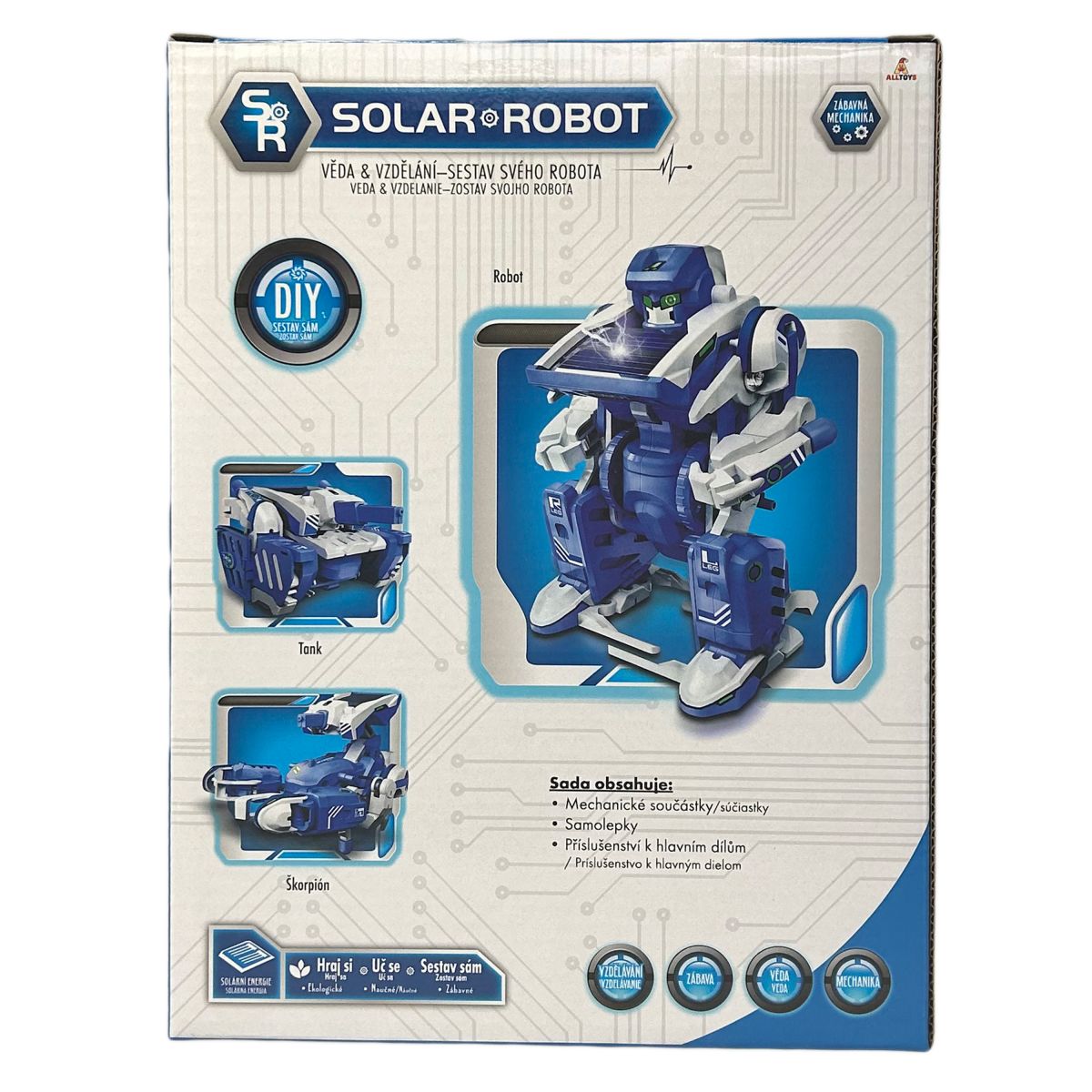 Alltoys Robot na solární pohon 3 v 1