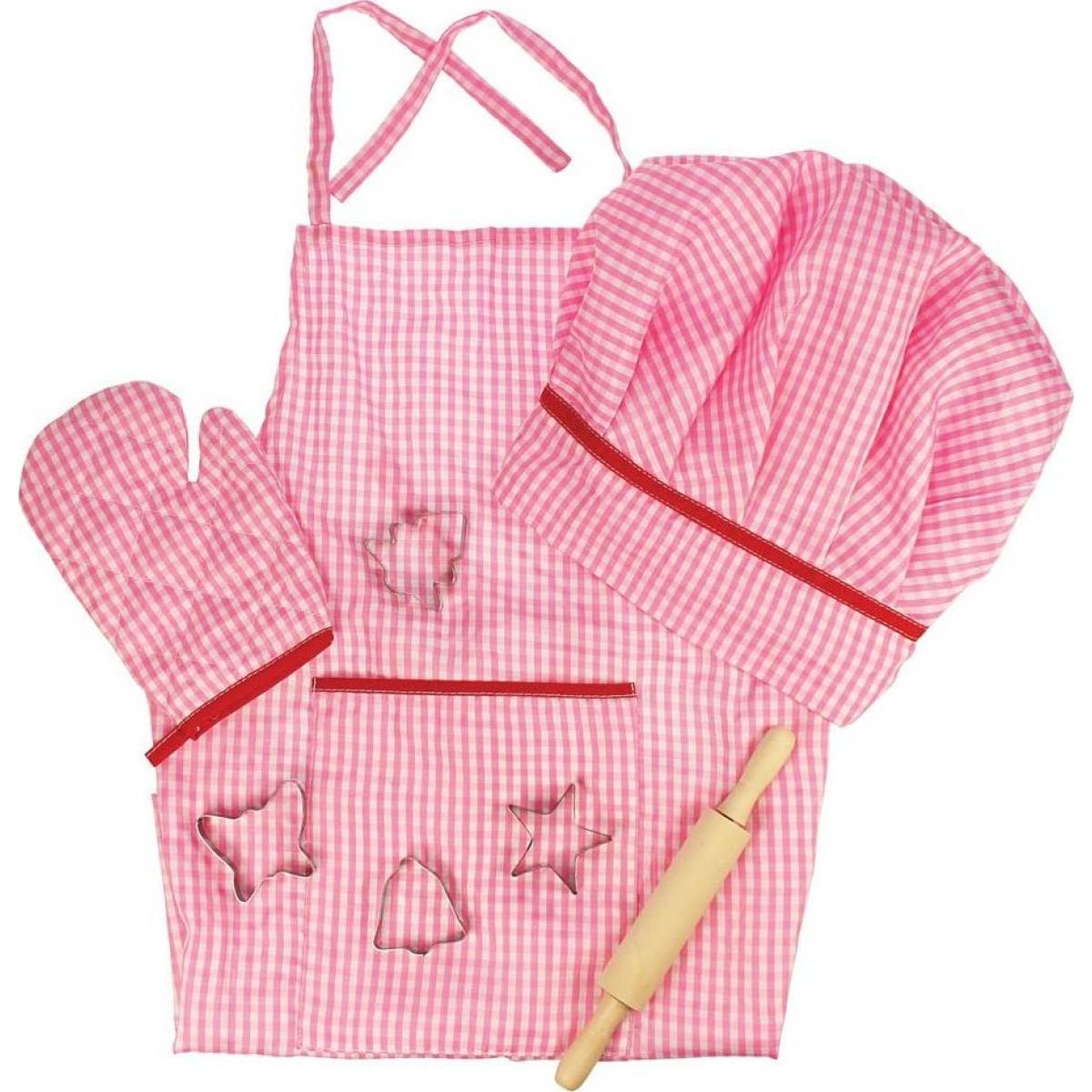 Bigjigs Toys Růžový set šéfkuchařky