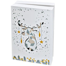 LED adventní kalendář - kniha, 8 x LED, 40 x 30 cm, 2 x AAA