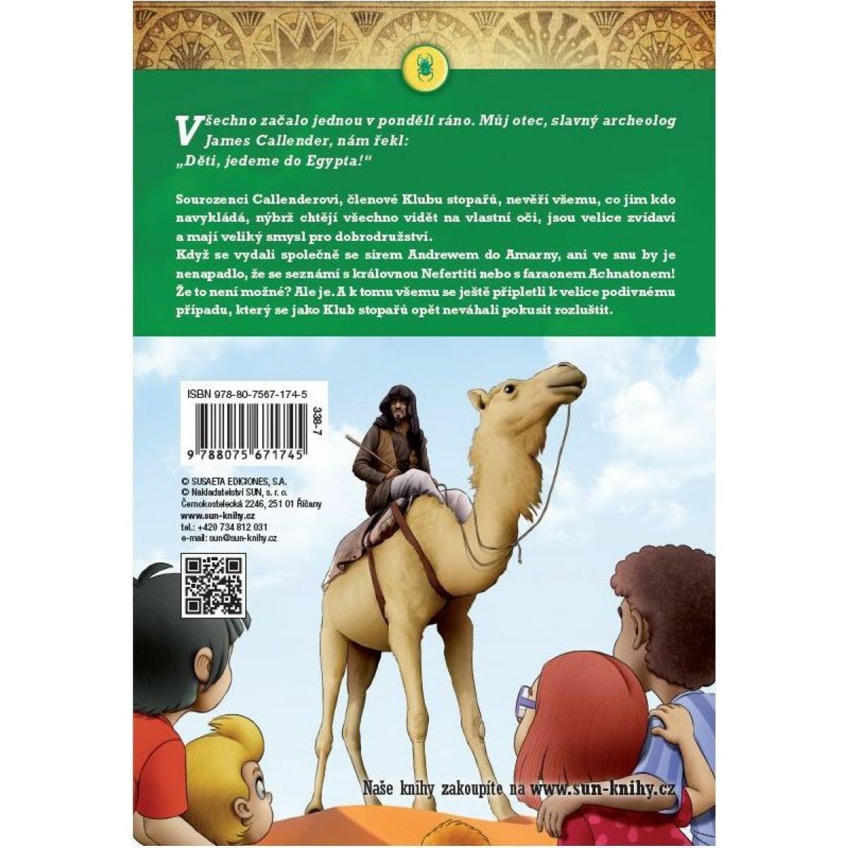 Dobrodružství klubu stopařů Záhada královny Nefertiti