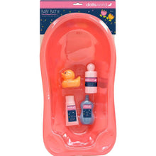 Dolls World Dolls World - Koupací set pro panenky 46 cm s vaničkou a doplňky