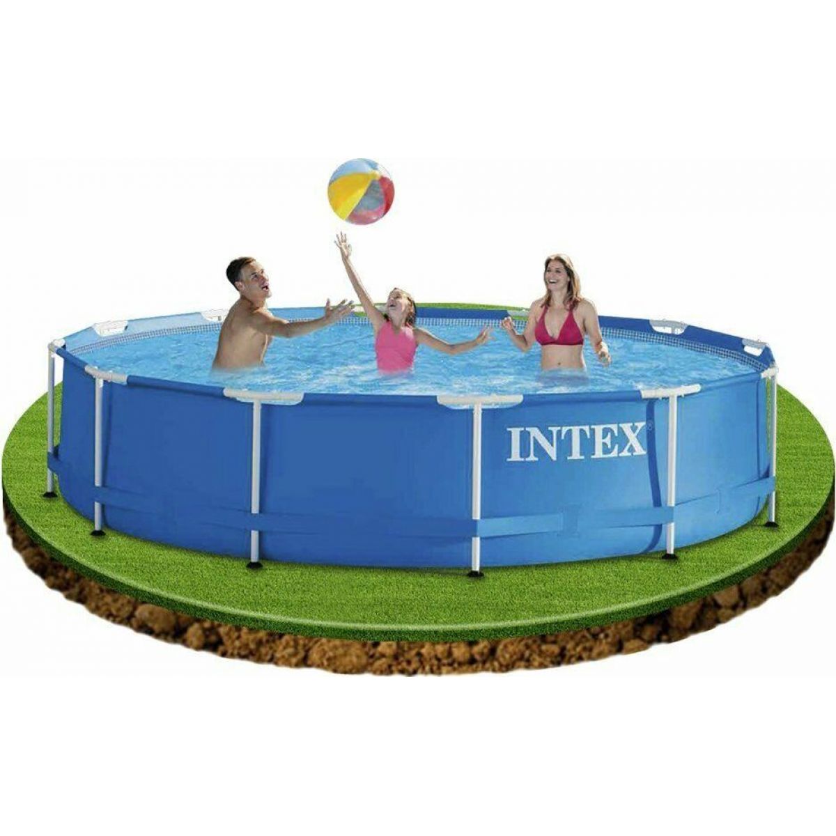 Intex 28212NP Metal Frame Bazénový set 366 x 76 cm - Poškozený obal