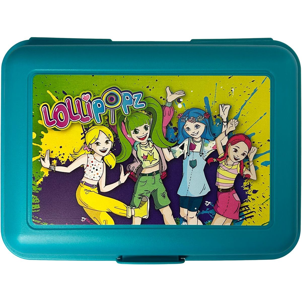 Epee Lollipopz svačinový box tyrkysový
