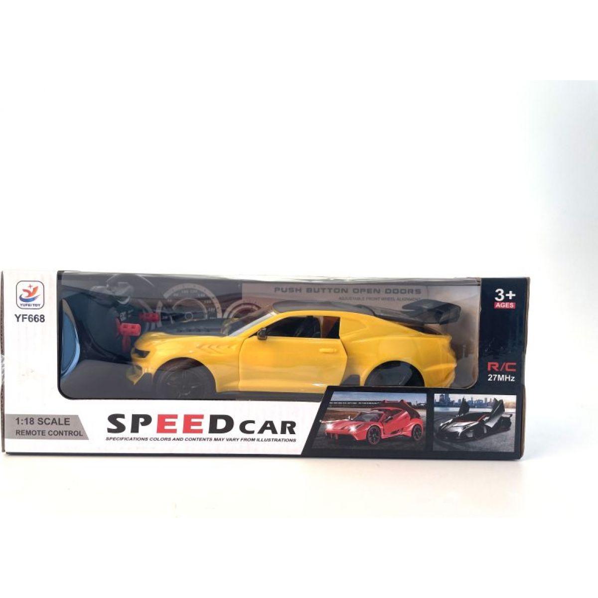 Alltoys Sportovní RC auto 1 : 18 žluté