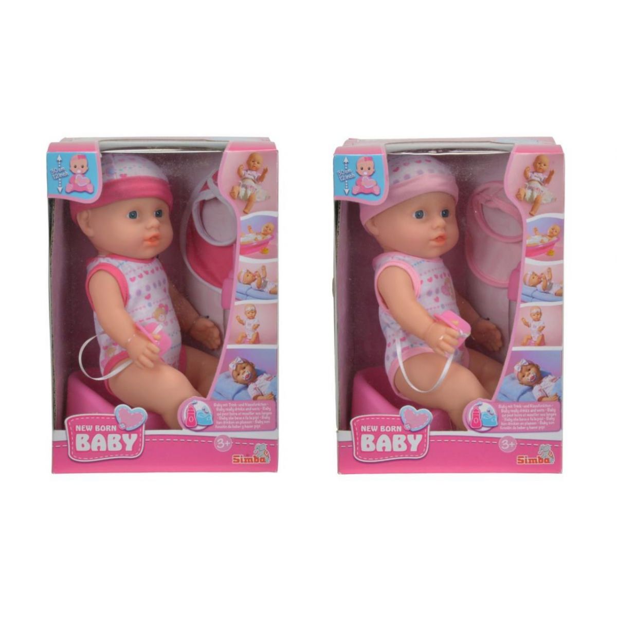 Simba Panenka Darling 30 cm - Světle růžová