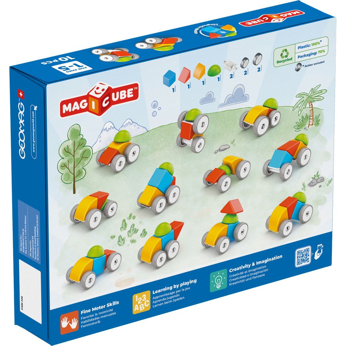 Geomag Magicube Auto 10 dílků