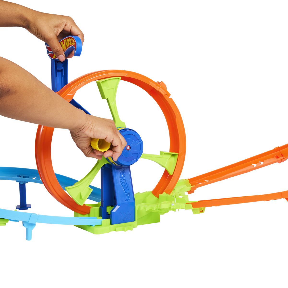 Hot Wheels Dráha řetězový náraz