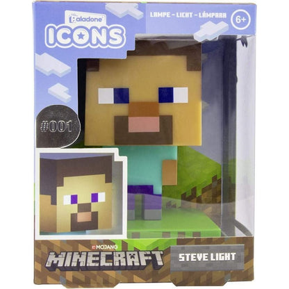 Epee Lampa Minecraft Steve