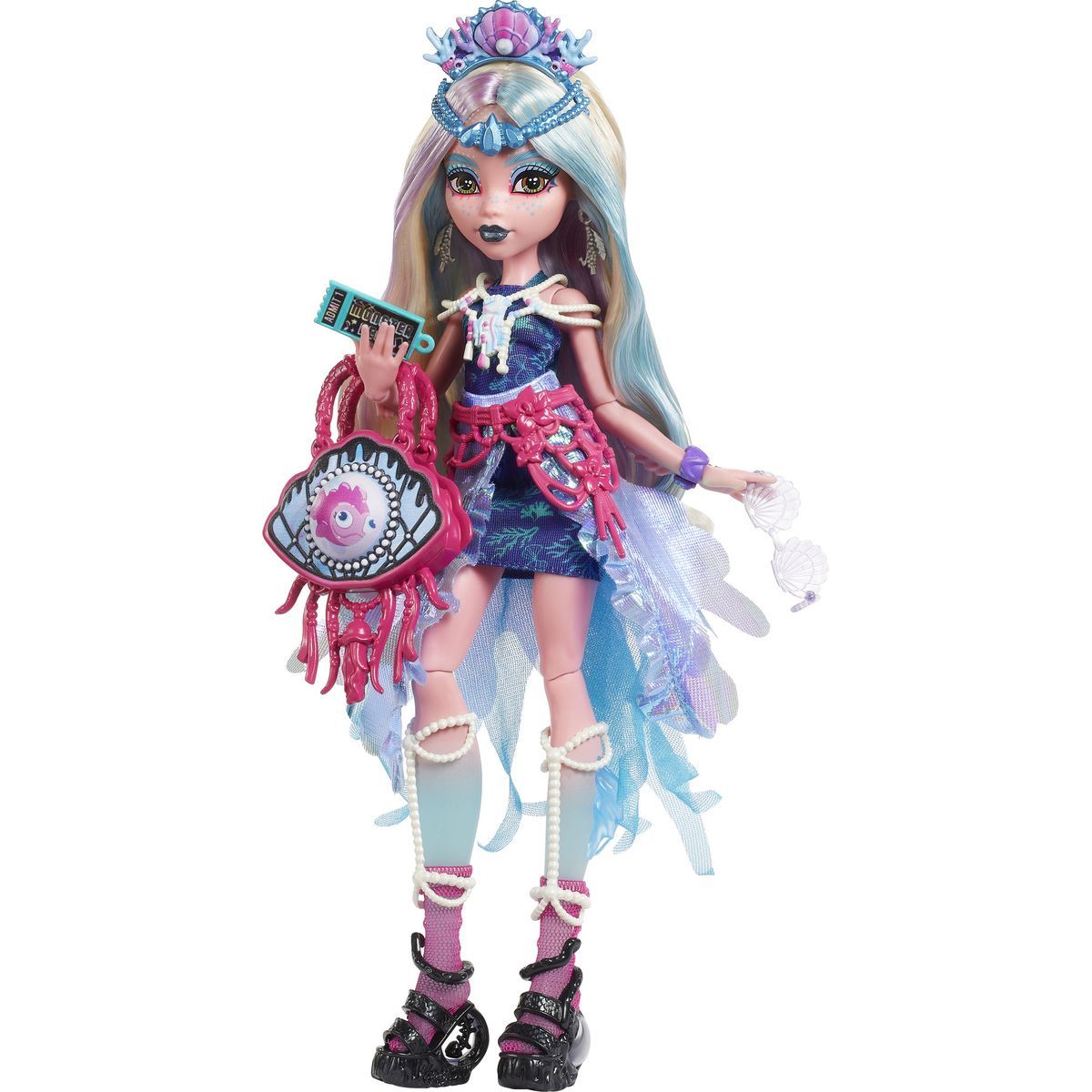 Monster High Monster Fest panenka Lagoona - Poškozený obal