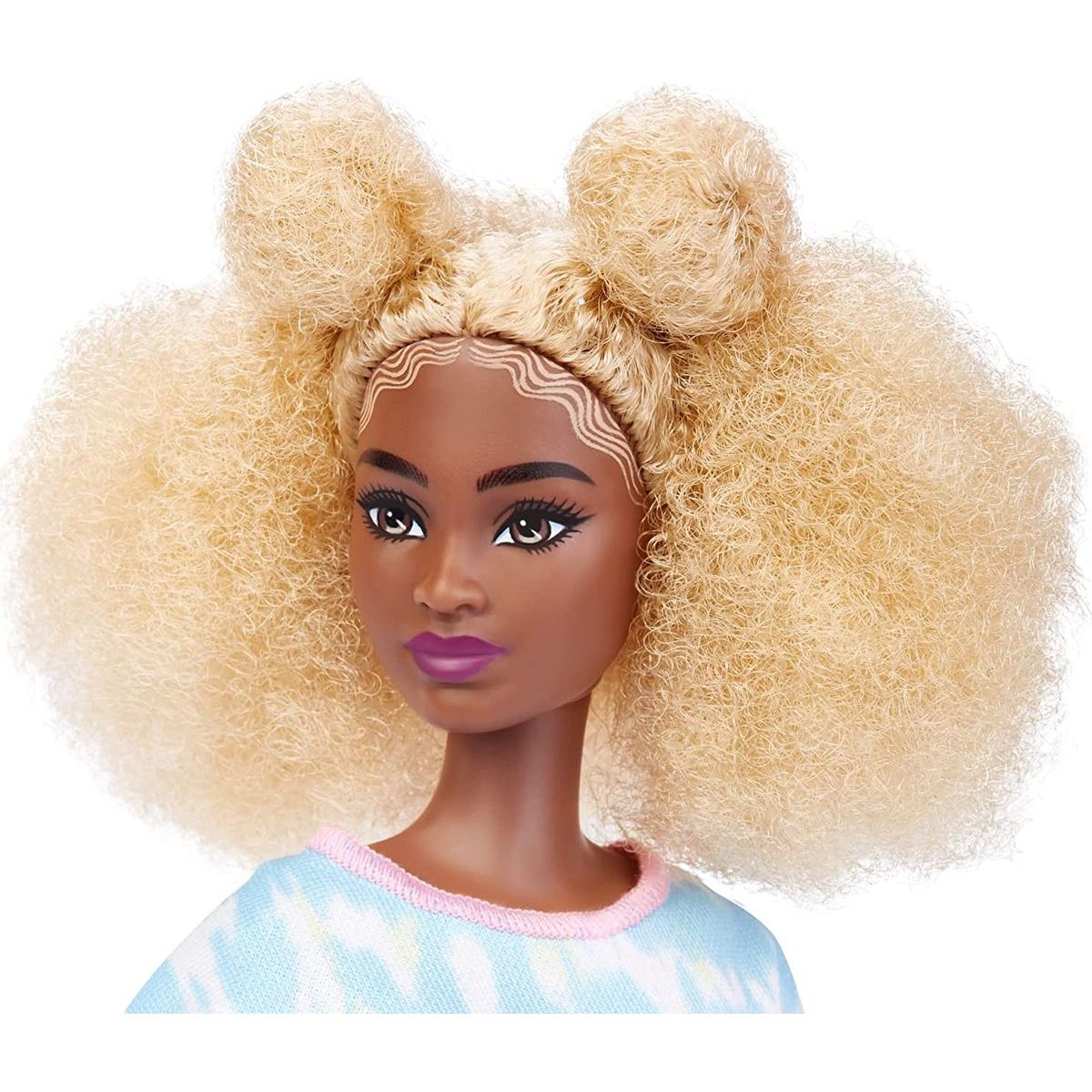 Barbie modelka 30 cm - batikovaný krátký overal