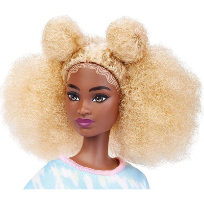 Barbie modelka 30 cm - batikovaný krátký overal
