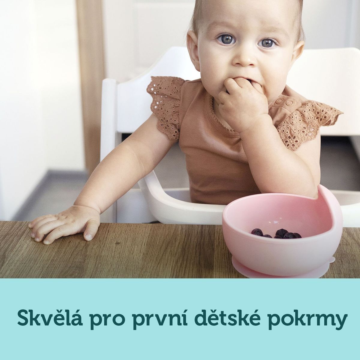 Canpol babies Silikonová miska s přísavkou 300 ml tyrkysová