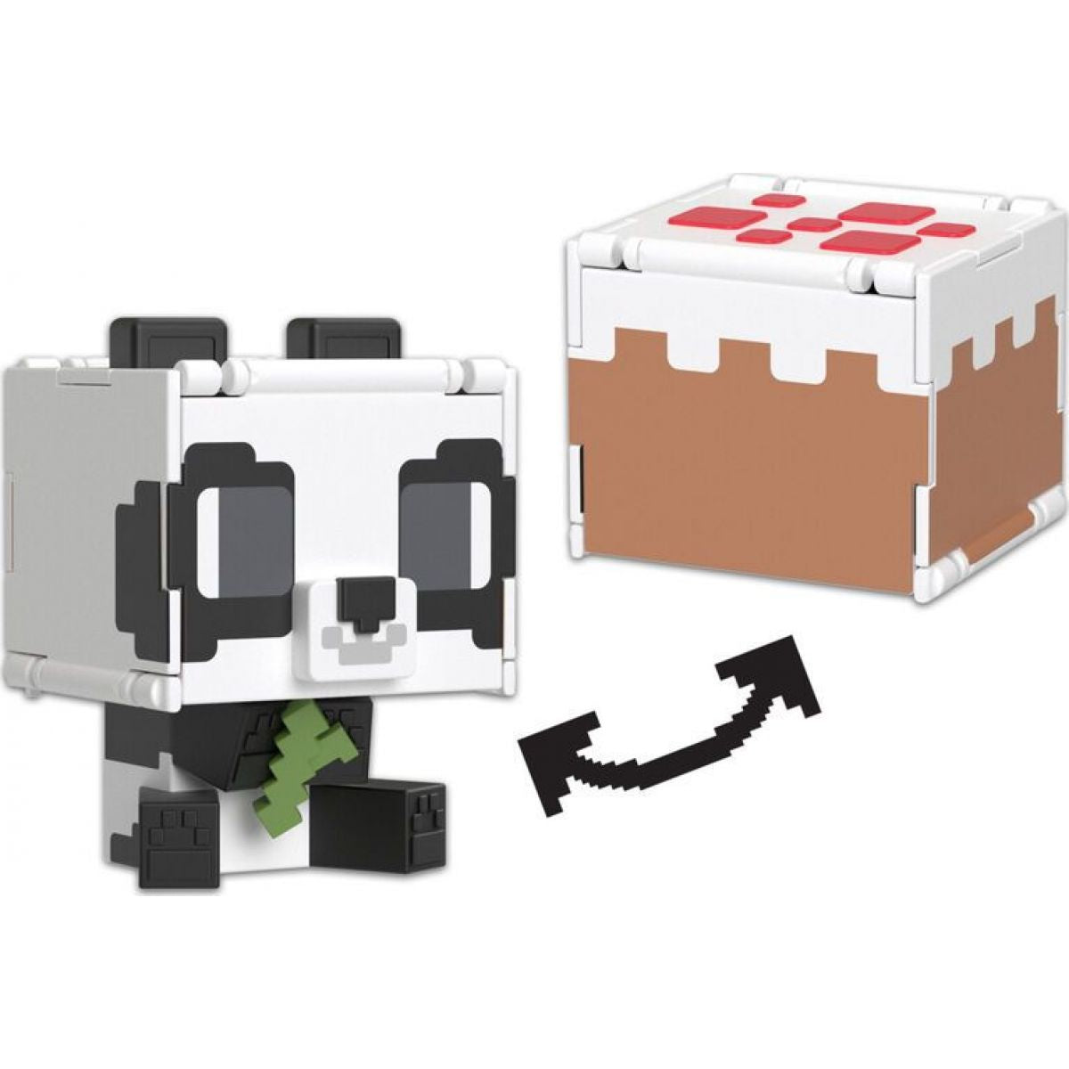 Mattel Minecraft Figurka 2 v 1 - Panda & Cake
