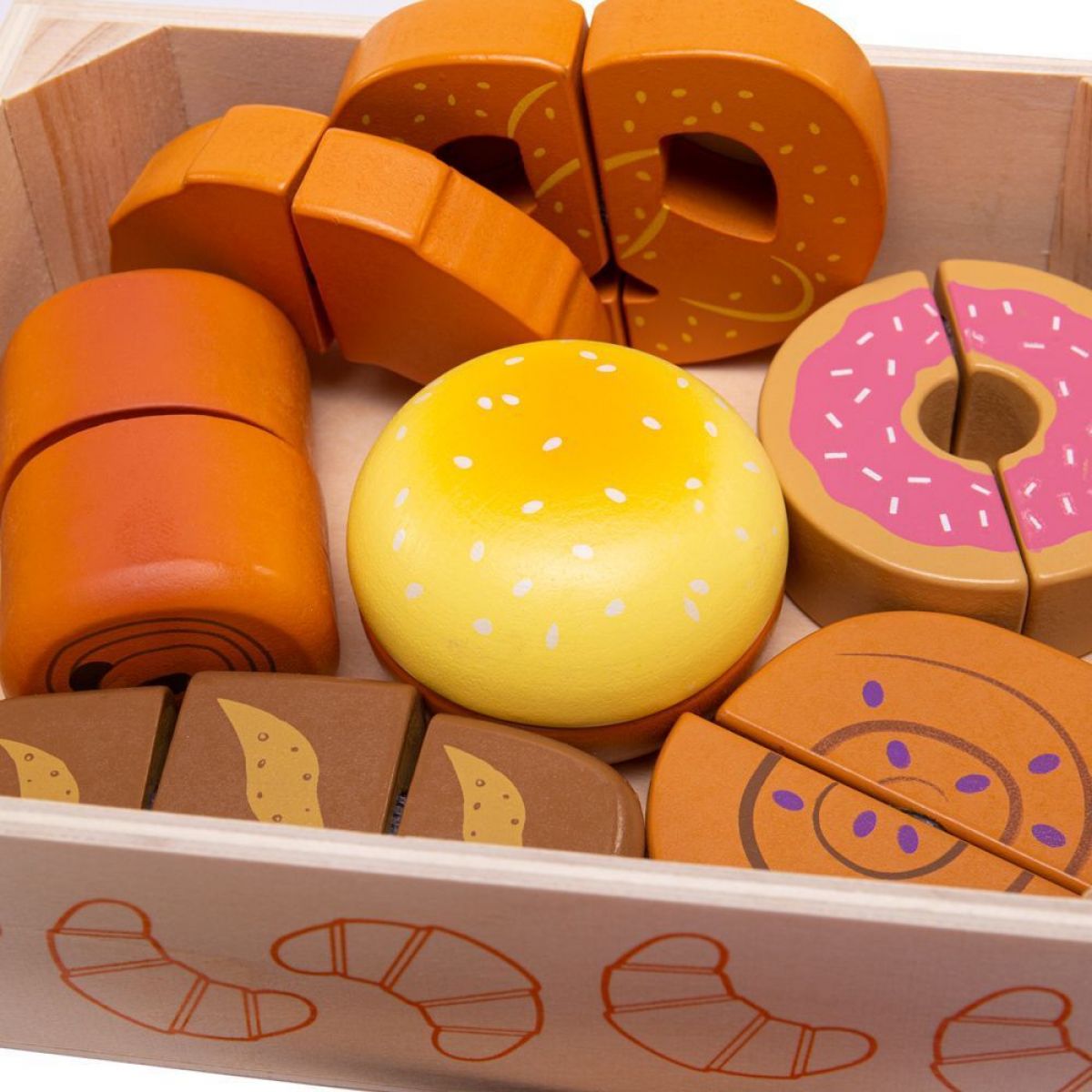 Bigjigs Toys Krájecí pečiva v krabičce