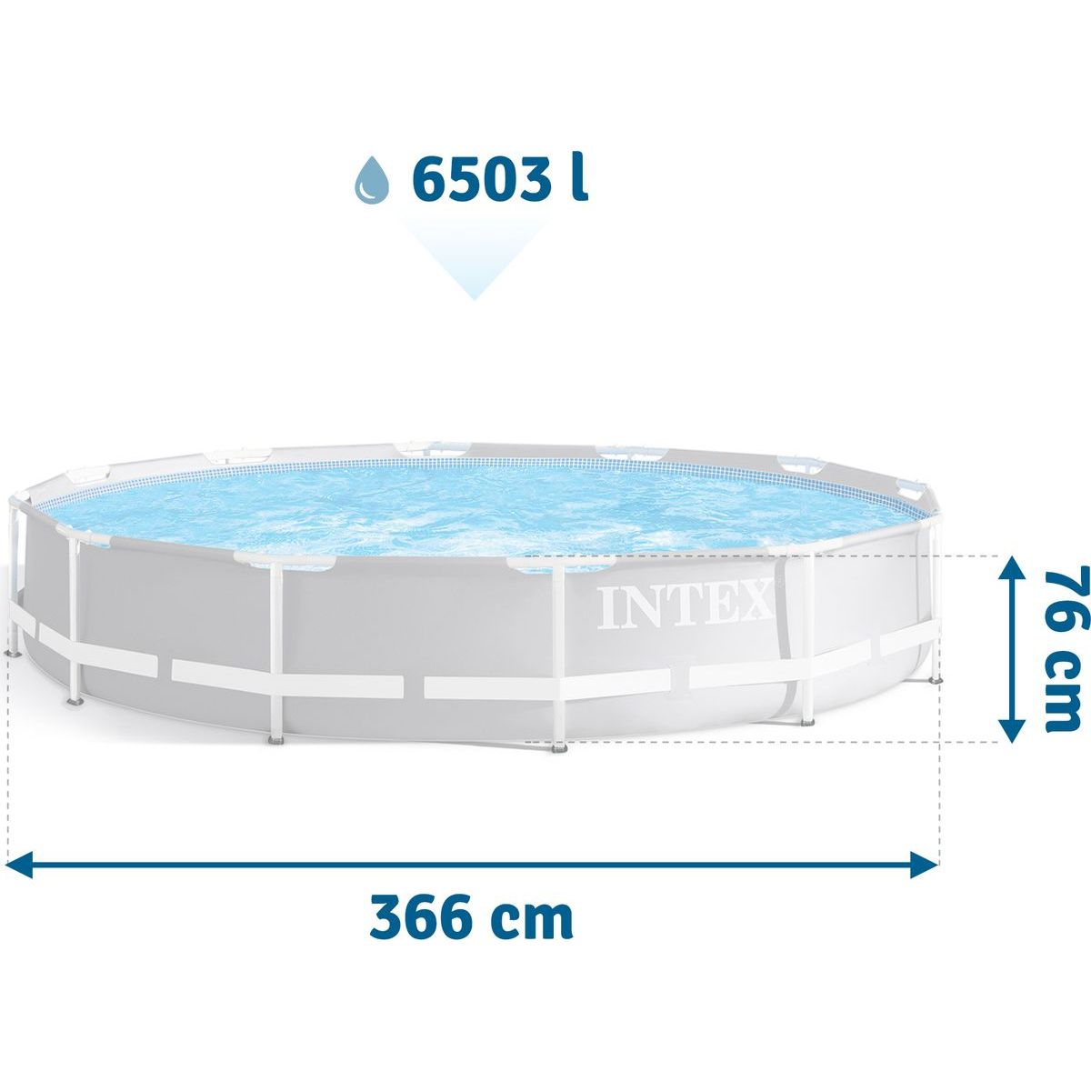 Intex 26710NP Bazén 366 x 76 cm - Poškozený obal