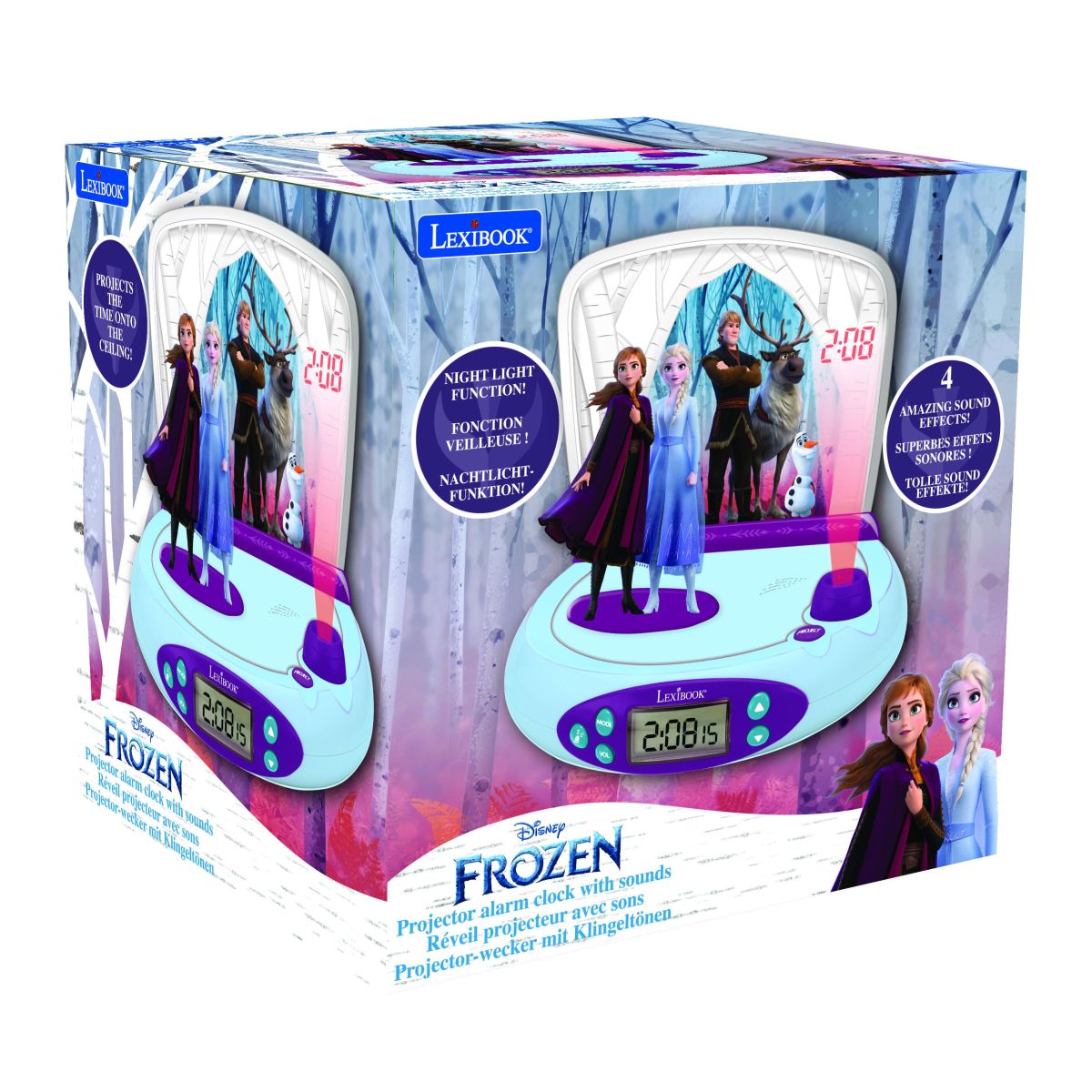 Lexibook 3D budík Frozen s projekcí času