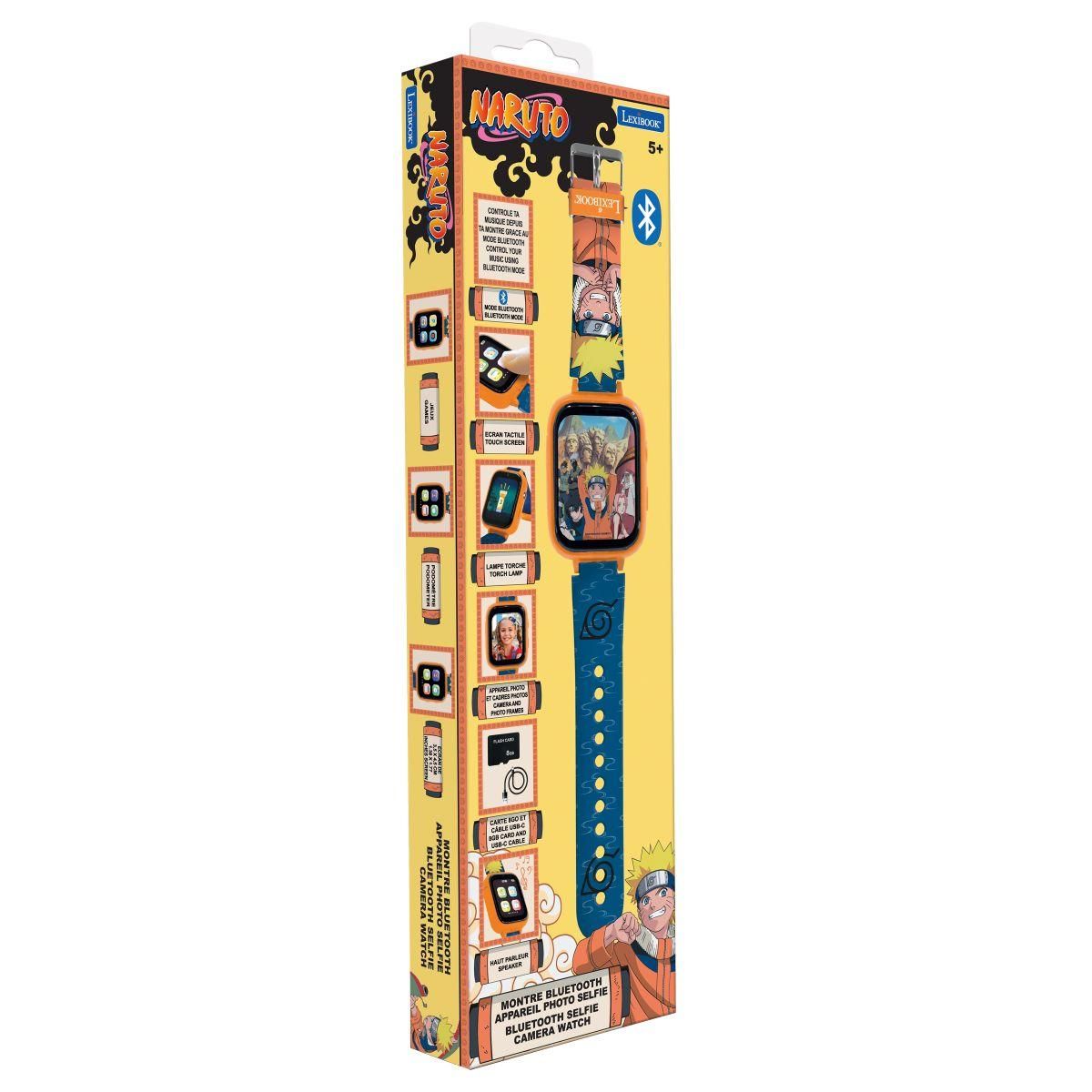 Lexibook Bluetooth hodinky Naruto s kamerou a 8GB SD kartou