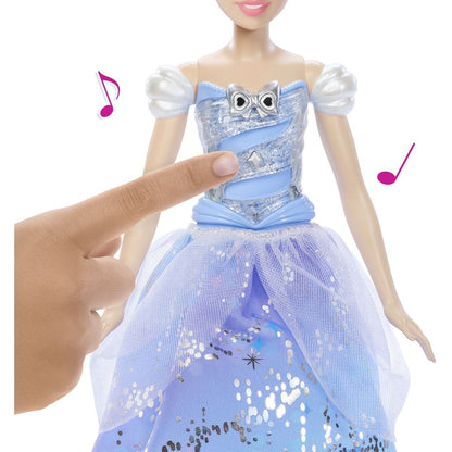 Mattel Disney Princess Popelka se svítícími šaty a zvuky