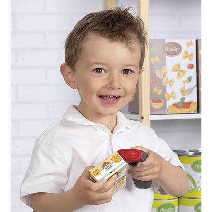 Smoby Pokladna elektronická s váhou zelenošedá