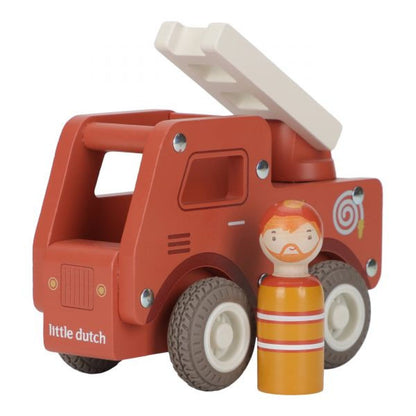 Little Dutch Hasičské auto dřevěné