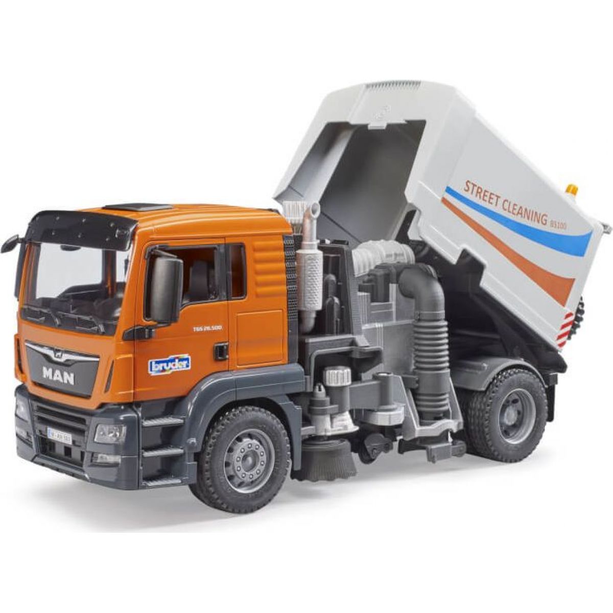 Bruder 3780 MAN TGS čistič ulic 1:16