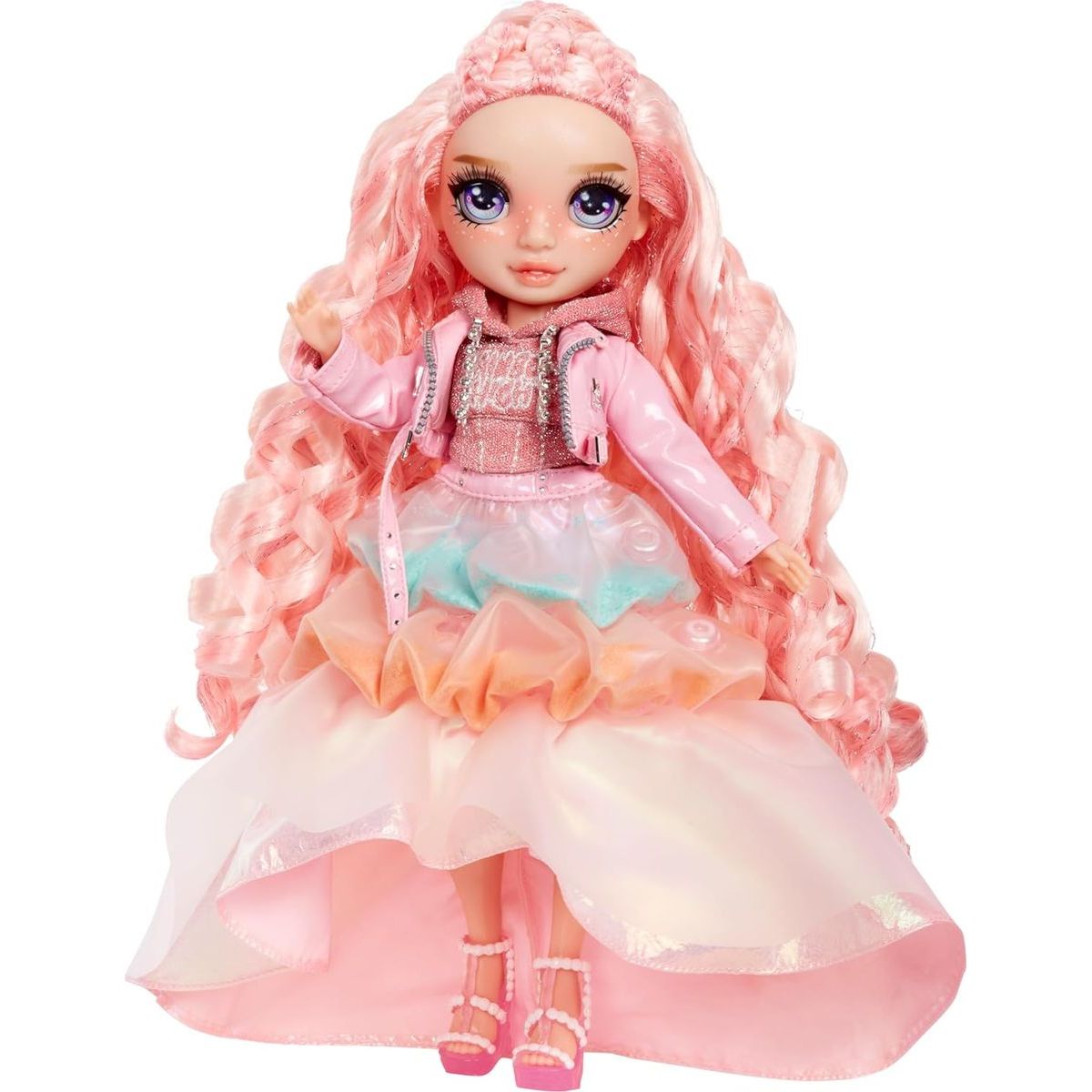 Rainbow High Zimní fashion panenka - Bella (Pink)