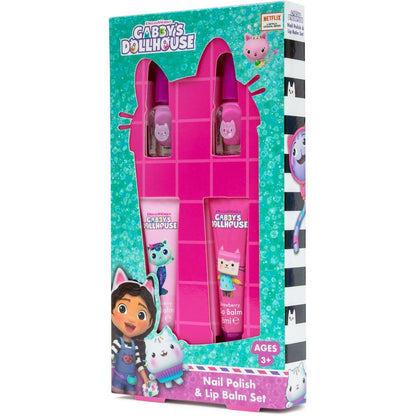 Gabbys Dollhouse set balzámů na rty a laků na nehty