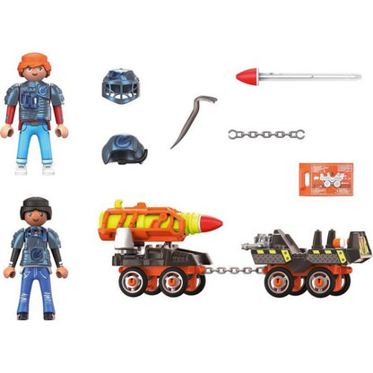PLAYMOBIL® 70929 Dino Mine Vozík s raketami