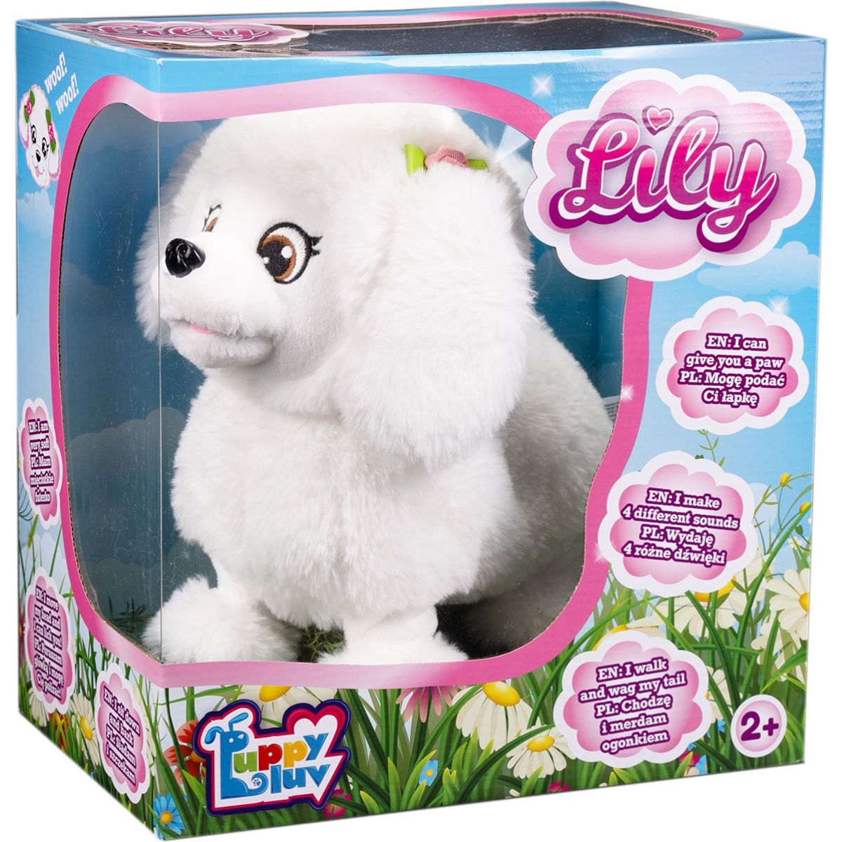 TM Toys Huggy Luv Interaktivní pes Lily