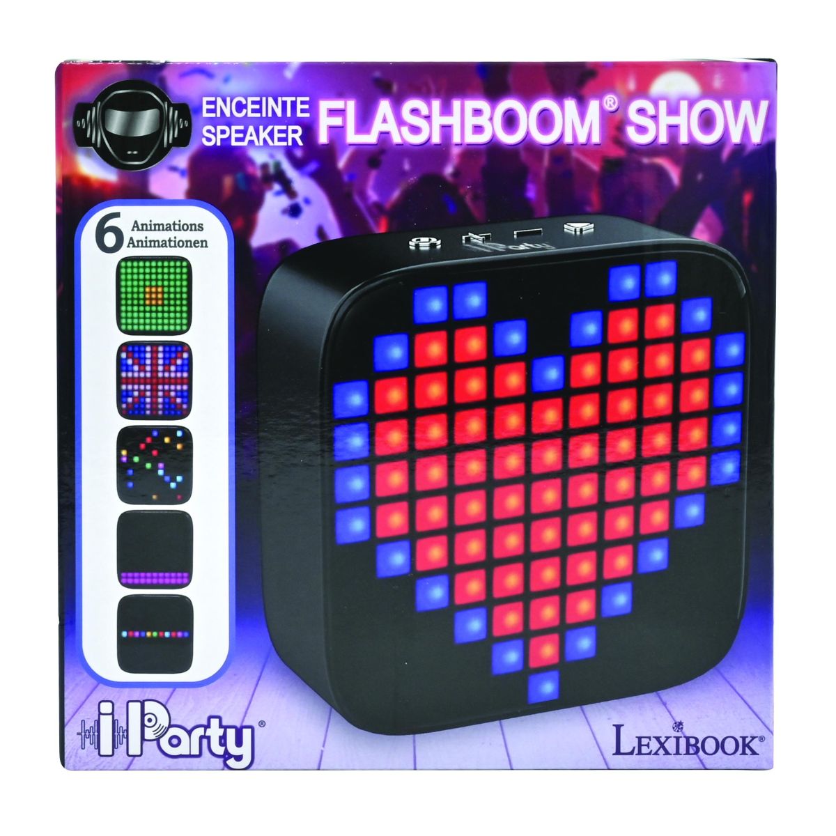 Lexibook Reproduktor iParty Flashboom Show