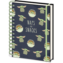 Blok A5 kroužkový Mandalorian Snacks and Naps