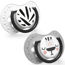LOVI Dudlík silikonový dynamický Salt & Pepper 6-18 m 2 ks