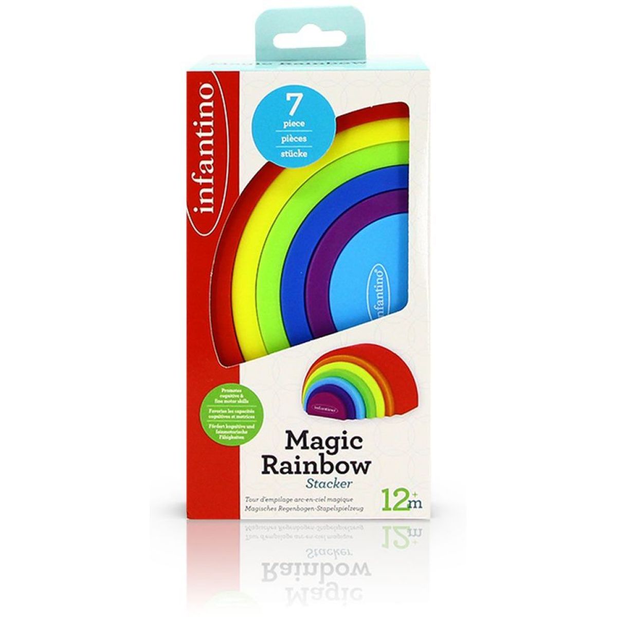 Infantino Skládačka duha Magic Rainbow