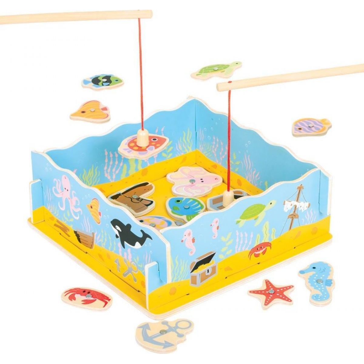 Bigjigs Toys Magnetické chytání rybiček