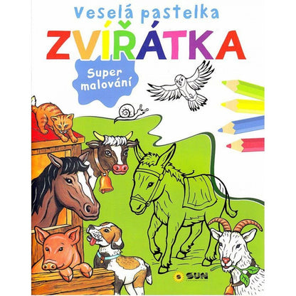 Veselá pastelka - zvířata