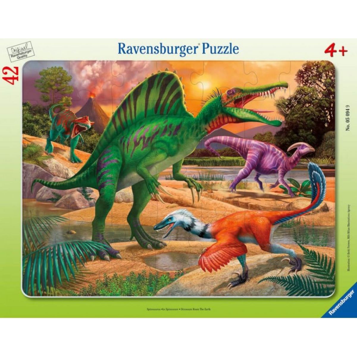 Ravensburger Puzzle Dinosaurus 47 dílků