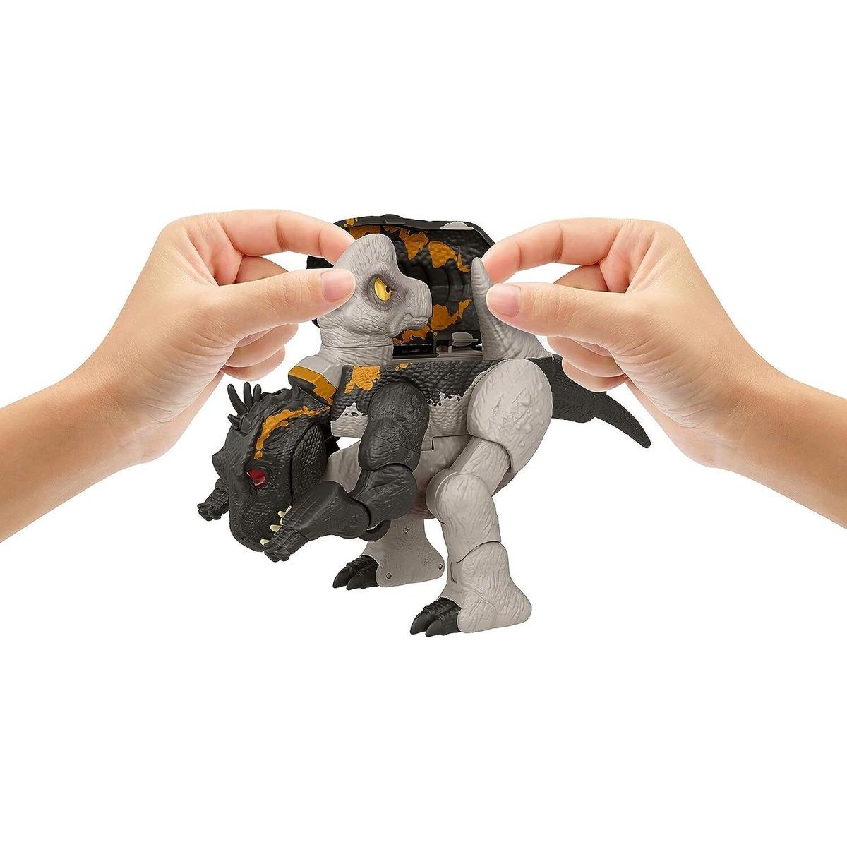 Jurassic World dinosaurus s transformací dvojité nebezpečí Indoraptor a Brachiosaurus