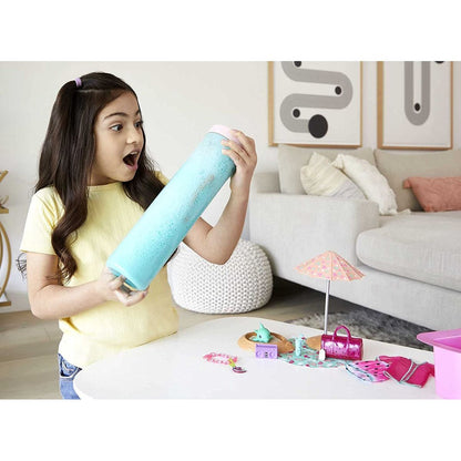 Mattel Barbie Color Reveal panenka pěna plná zábavy Jahoda