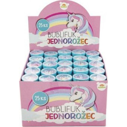 Bublifuk 50ml jednorožec 11 cm