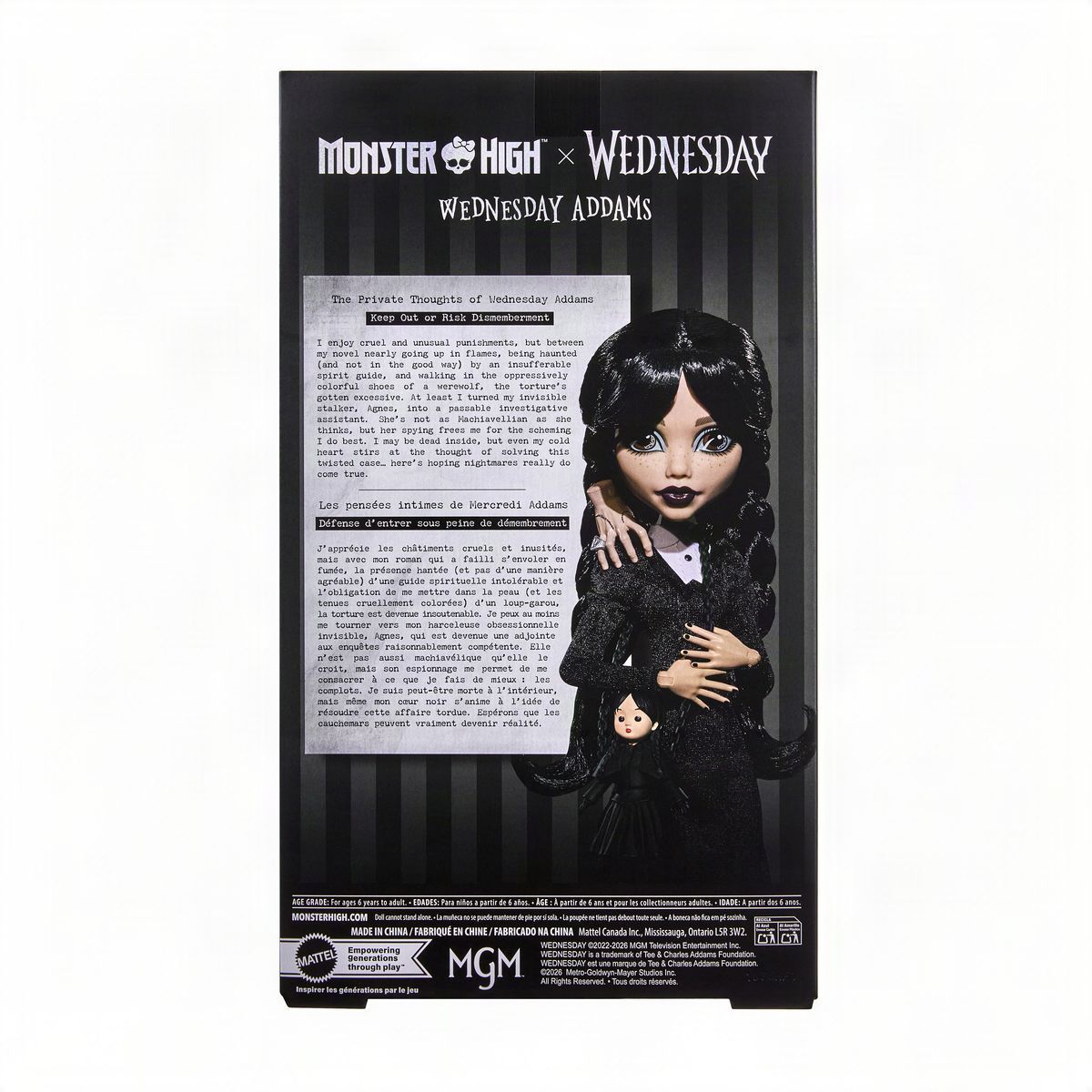 Mattel Monster High Panenka Wednesday 2