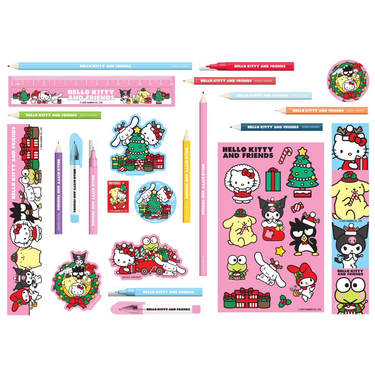 Pyramid International Hello Kitty a přátelé Adventní kalendář V2 papírenský