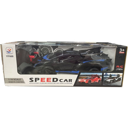 Alltoys Sportovní RC auto 1 : 18 černomodré (19B)