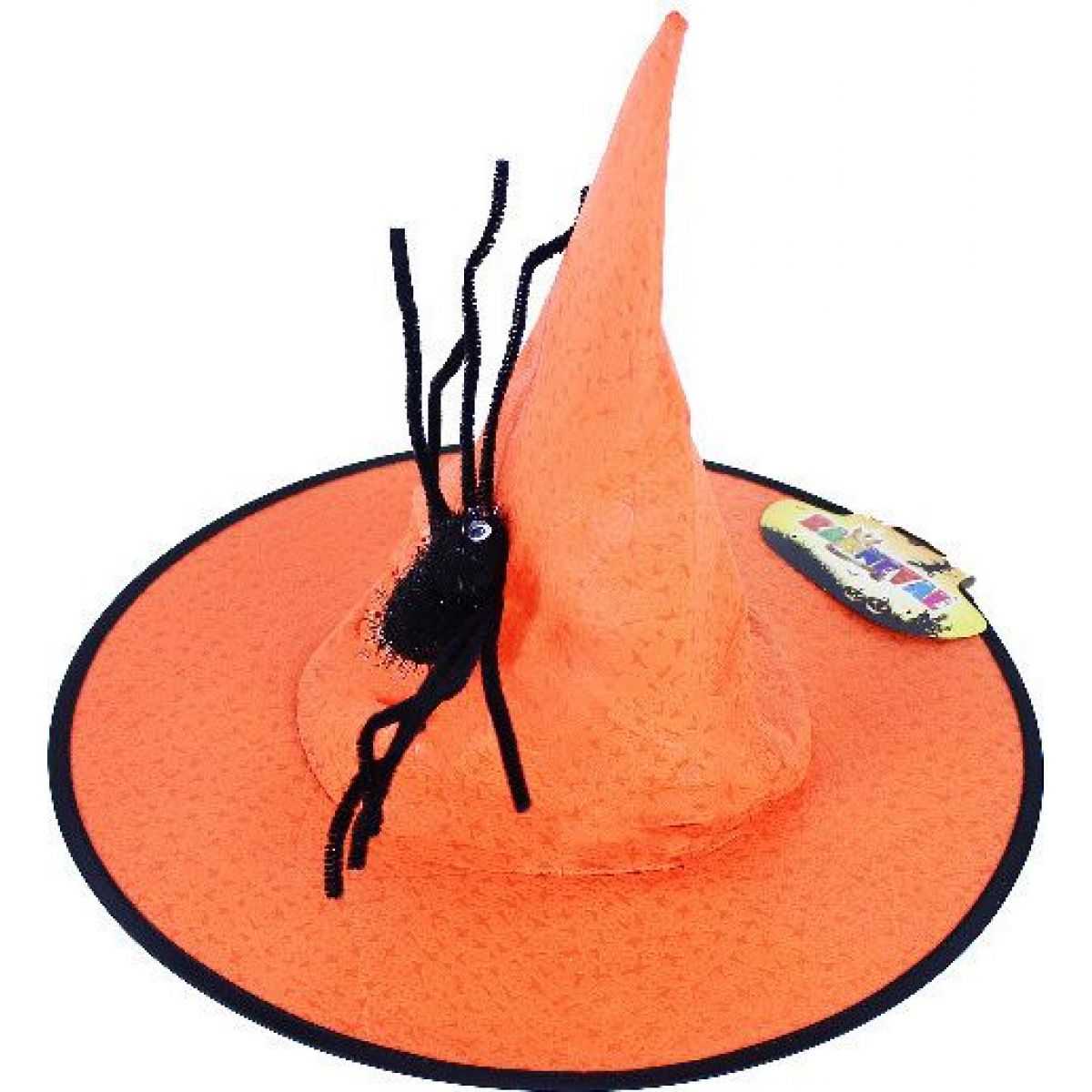 Rappa Klobouk čarodějnice Halloween s pavoukem