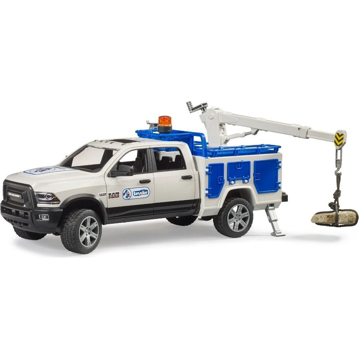 Bruder 2509 Servisní vůz RAM 2500 s otočným světelným majákem 1:16
