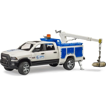 Bruder 2509 Servisní vůz RAM 2500 s otočným světelným majákem 1:16