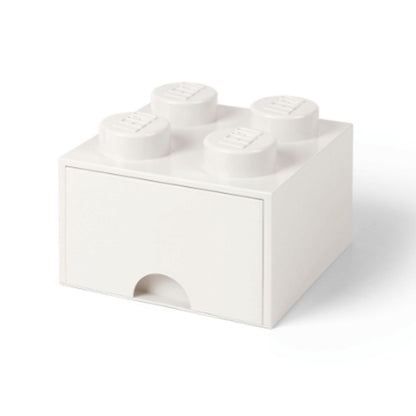 LEGO® úložný box 4 s šuplíkem 25 x 25 x 18 cm - Bílá