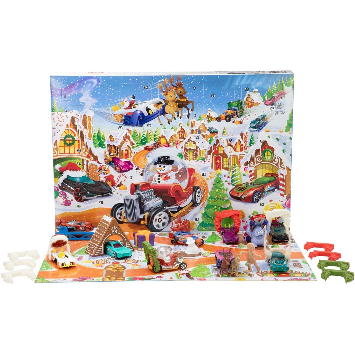 Hot Wheels Adventní kalendář JCB47