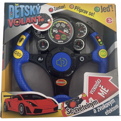 Dětský volant se zvuky a písníčkami