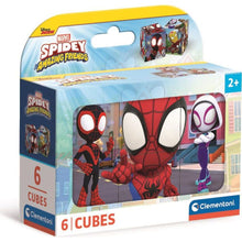 Clementoni Obrázkové kostky 6 ks Spidey and his amazing friends